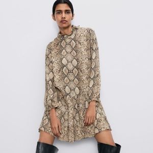 Snakeskin Animal Print Dress